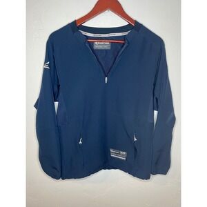 Easton Youth SM 1/4 Zip Baseball Cage Jacket Navy Blue Pullover